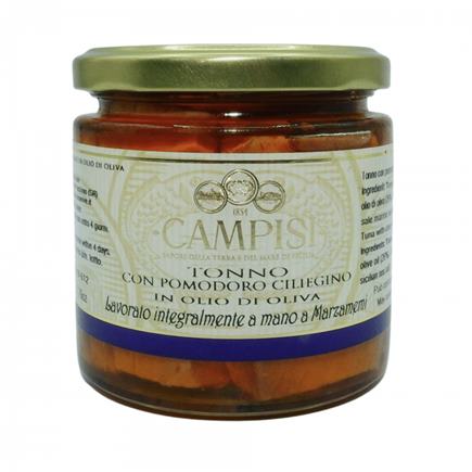 Campisi - Tuniak v olivovom oleji s rajčinami 220g